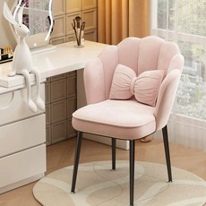 1인용 벨벳 의자 핑크 22 패브릭 골드다리스펀지나비의자핑크 등받이 미용실 쇼파 체어 네일, C. 블랙 레그스걸 핑크 플란넬 스펀지 나비 베개 무료