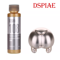 DSPIAE 메탈릭 수성 아크릴도료 엘레강트 골드 XSM-108 무세척 에어브러쉬용