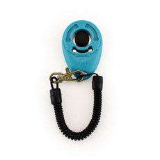 寵物訓練按壓響片 寵物訓練器 寵物訓練響板 狗狗訓練 貓訓練 響片, 天藍色, 1個