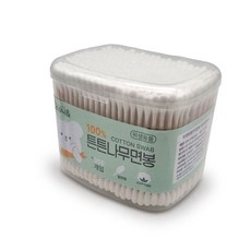 원터치 사각면봉 순면 350p 위생용품 대용량 위생면봉 휴대간편