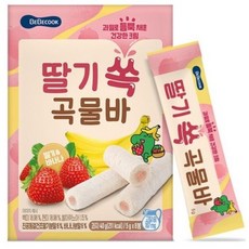 베베쿡 딸기 쏙 곡물바 8p, 딸기맛, 40g, 6개