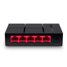 머큐시스 5 포트 10 / 100 / 1000 Mbps 기가비트 데스크톱 스위칭허브, MS105G, 1개