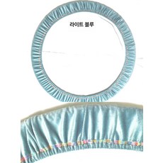 리듬체조 후프 가방 운동용 보관 슬리브 수납 파우치, 대형 (80-90cm), 딥블루 (골든옐로우 벨벳), 1g