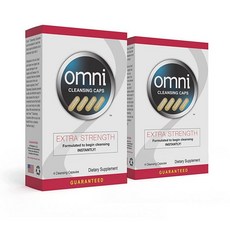 Wellgenix Omni 클렌징 캡슐 - 엑스트라 스트렝스 클렌징 포텐트 딥 시스템 클렌저 (패스트 캡 4개) (2팩), 1개, 4