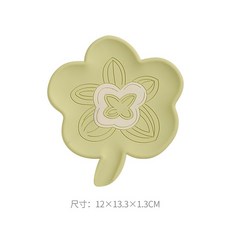 導流式創意矽膠肥皂盒 浴室廚房瀝水架, 1個, 綠色, 綠色