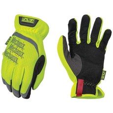 Mechanix Wear: Hi-Viz FastFit 작업 장갑 - 터치 가능XL Hi-Viz 옐로우 160005, 형광 옐로우