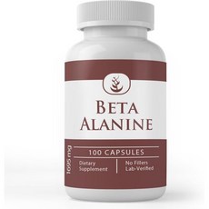 Pure Original Ingredients Beta Alanine (100 Capsules) Always Pure No Additives Or Fillers Lab V, 1개
