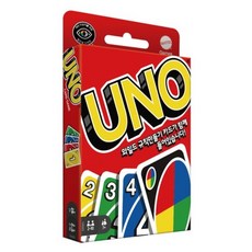 UNO 카드 순발력 게임, 4개, 멀티컬러