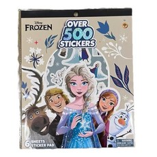 Classic Disney 디즈니 겨울왕국 스티커 패드 세트 - 엘사 500개 이상의 번들 북 어린이 유아 아동용 파티 선물 및 장식 158981