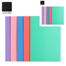 육땨 원단 칼라보드롱 5T 흑색 600x900 장 우드락 어린이집여름환경판 컬러MDF