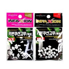 인팩션 인팩션 카본쿠션고무 백색 V형 O형 O형(대), 1개