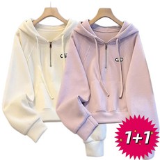 1 + 1 여성티셔츠 후드티 긴팔티 블라우스 맨투맨 루즈핏 SDE26031203 43