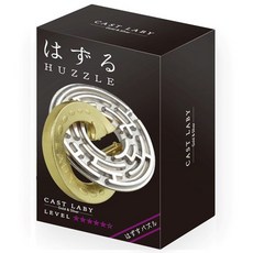 하나야마 캐스트 퍼즐 하즈루 상급 5단계 라비, 혼합색상, 1개, 2피스