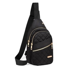 EVANCARY 여성용 남성용 소형 슬링 백 백팩 체스트 데이팩 크로스바디 백 여행 야외 하이킹용 다크 블랙. 스몰 125688, 2-블랙