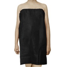 鬆緊帶美容衣, 無紡布裙黑色50張