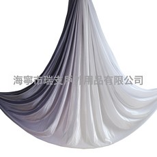 RJKA 漸變色 空中瑜伽吊床 彈力布 瑜伽館專用, 煙雨江南, 1個