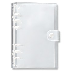 wannathis 6孔 PVC 活頁夾外殼 A6, 透明, 1個