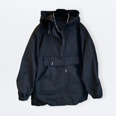 CDCH 男女通用 S~3XL 方形連帽半拉鍊風衣夾克運動服