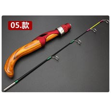 釣友俱樂部 魚竿 戶外垂釣用品 冬釣竿 冰釣竿 出口漁具, 5號,單竿稍