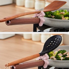 흘림방지 리본 거치대 후라이팬 뒤집개 주걱 홀더