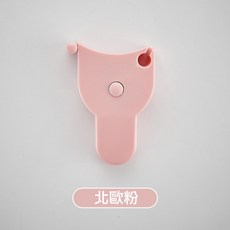 布尺 軟尺 量衣尺 捲尺 皮尺 腰圍尺 自動卡位雙面刻度, 1個, 三圍測量尺 粉色