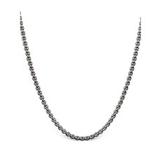 데이비드율만 스털링 실버 박스 체인 네크리스 2.7mm