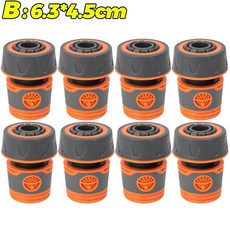 1/10PCS 정원 호스 퀵 커넥터 수도꼭지 익스텐더 연결 물 파이프 급수 피팅, 10PCS, B