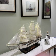대형 범선 모형 선박 인테리어 프라모델 대항해 배, 5. 내부조명-80x15x50cm, 1개