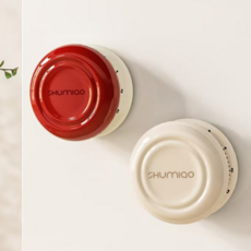 도니엘 자석부착 무전원 기계식 주방타이머, 레드, 1개