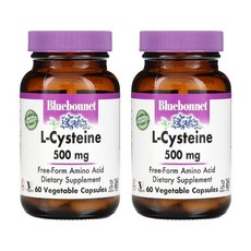 블루보넷 엘시스테인 시스테인 아미노산 시스틴 Cysteine 500mg 60캡슐 2개