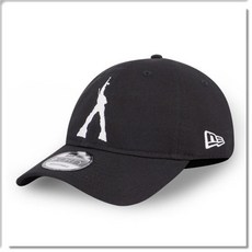 NEW ERA 棒球帽 可調節, 黑, 1個