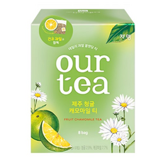 아워티 제주 청귤 캐모마일 티, 16.8g, 8개입, 9개