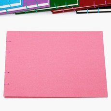 핸드메이드 크로키북 드로잉북 A4 36매, 마카롱핑크