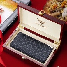 WilliamPOLO 男士長款錢包 大容量多卡位手拿包