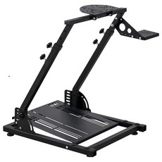 MOZA 접이식 레이싱 게임 스티어링 휠 브래킷 MOZA R3R3 Logitech G29 Thrustmaster T300T598 MOZA 조이스틱 비행 비행기 시뮬레이터 컨트롤러, 1개, 손잡이 없음