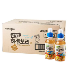 코코몽 유기농 하늘보리 200ml x 24 x 2팩, [코스트코]코코몽 유기농 하늘보리 200ml x 24