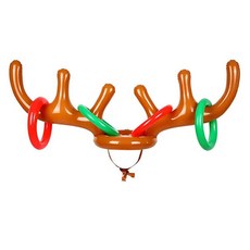 사슴뿔 고리 링 던지기 게임 세트 선물 크리스마스 가족 파티 운동회, Antler Ring Set