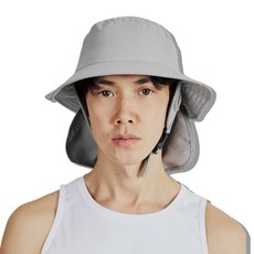 윈어블 서핑모자 챙 모자 버킷햇 여행 방수 벙거지 등산 수영모자 서핑햇 남여공용, 03 베이직 라이트그레이