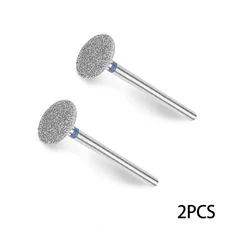 3/1pcs 네일 다이아몬드 금속 드릴 비트 디스크 죽은 피부 캘러스 전기 발 리무버 샤프 폴리싱, 01 2pcs