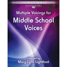 Multiple Voicings for Middle School Voices Paperback, Heritage Music Press, English, 9781429137621