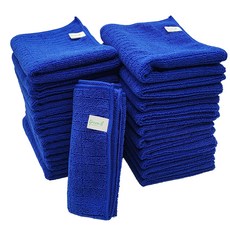 그린비 초극세사 다목적 타월 행주 손걸레 40 x 60cm, 블루, 20개