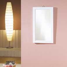 우드웰 벽걸이 사각거울 400 x 600 mm, 아카시아