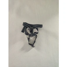 애완동물 훈련용 입마개 세트 물림 방지 마스크 조절 가능한 강아지, 01 XL, 01 Black