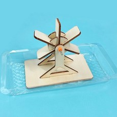 나무 물레방아 조립키트 (1인용)