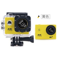 E11 4K Ultra HD 運動DV 機車記錄器, E11運動DV.1080P機車記錄器黃色,無送記憶卡