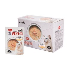 펫퍼스 애묘비책 영양죽 고양이죽 사료 보양식 닭고기 참치 연어 가쓰오부시, 15개, 50g, 참치+가쓰오부시