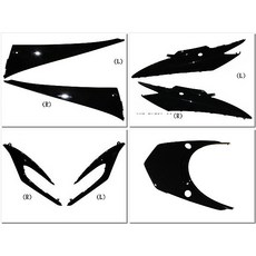 EG部品 勁戰三代 3代 烤漆加內裝 車殼 1MS 機車車殼 (各色) 附發票, 藍, 1個