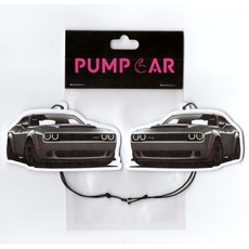 [ 1109056 ] 펌카 2피스 헬캣 양면 걸이식 만화 체리 향 재미있는 자동차 공기 청정기 백미러용 쿨 닷지 인테리어 액세서리 선물, [ 1109056 ] 펌카 2피스 헬캣 양면 걸이식 만