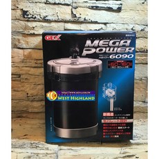 西高地水族坊 日本五味GEX圓桶過濾6090(含濾材) ，高效過濾、靜音運轉，打造健康水族箱, 1個