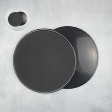 앤서룸 디스크 슬라이더 스트레칭 2p 소도구, 블랙, 블랙
